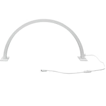 Cargar imagen en el visor de la galería, Lámpara De Escritorio Media Luna Blanca Niveles Luz Ajustables