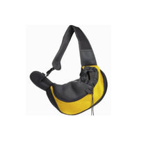 Cargar imagen en el visor de la galería, Bolso Transportador Portátil Mascotas Perro Gato Ajustable Amarillo