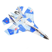 Cargar imagen en el visor de la galería, Avion Armable Juguete Planeador YJ027 Carga USB Celeste