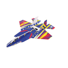 Cargar imagen en el visor de la galería, Avion Armable Juguete Planeador YJ035 Carga USB Azul