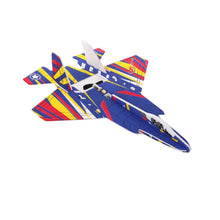 Cargar imagen en el visor de la galería, Avion Armable Juguete Planeador YJ035 Carga USB Azul