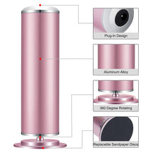 Cargar imagen en el visor de la galería, Drill Pulidor de Callos Alámbrico 60 Limas de Repuesto Rosa