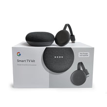 Cargar imagen en el visor de la galería, Smart Tv Kit Google Home Mini y Chromecast Smart Tv