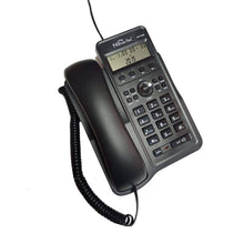 Cargar imagen en el visor de la galería, Teléfono Alámbrico Nano-Tec NT-T108 Negro Identificador Altavoz y Calculadora