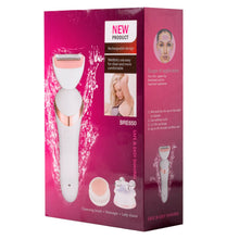 Cargar imagen en el visor de la galería, Depiladora Inalámbrica BRE650 3 Cabezales uso seco y húmedo