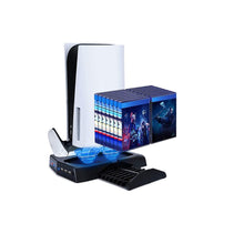 Cargar imagen en el visor de la galería, Soporte de Carga Con Ventilador de Enfriamiento Multifunción P5 Negro