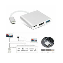 Cargar imagen en el visor de la galería, Adaptador tipo C con HDTV USB 3.0
