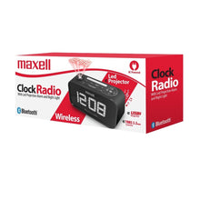 Cargar imagen en el visor de la galería, Radio Reloj Despertador Maxell CRP-500 Proyector de Hora