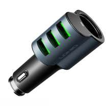 Cargar imagen en el visor de la galería, Cargador LDNIO CM11 Carga Rapida 3 USB Con Encendedor
