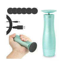 Cargar imagen en el visor de la galería, Drill Pulidor de Callos Inalámbrico 60 Limas de Repuesto Verde