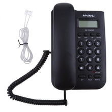 Cargar imagen en el visor de la galería, Teléfono Alámbrico N.INC KX-T076CID Negro