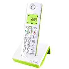 Cargar imagen en el visor de la galería, Teléfono Inalámbrico Alcatel S250 Altavoz Blanco Verde
