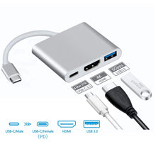 Cargar imagen en el visor de la galería, Adaptador tipo C con HDTV USB 3.0