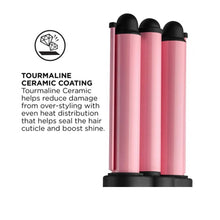 Cargar imagen en el visor de la galería, Rizador Revlon 3 Barriles de Cerámica Jumbo Waver Master RVIT3056
