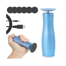 Cargar imagen en el visor de la galería, Drill Pulidor de Callos Inalámbrico 60 Limas de Repuesto Azul