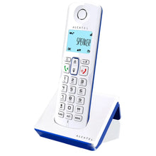 Cargar imagen en el visor de la galería, Copia de Teléfono Inalámbrico Alcatel S250 Altavoz Blanco Azul