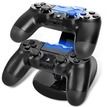 Cargar imagen en el visor de la galería, Base de Carga Control PS4 Play Station 4 Carga Dos Controles