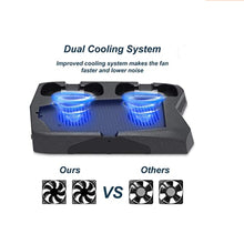 Cargar imagen en el visor de la galería, Soporte de Carga Con Ventilador de Enfriamiento Multifunción P5 Negro