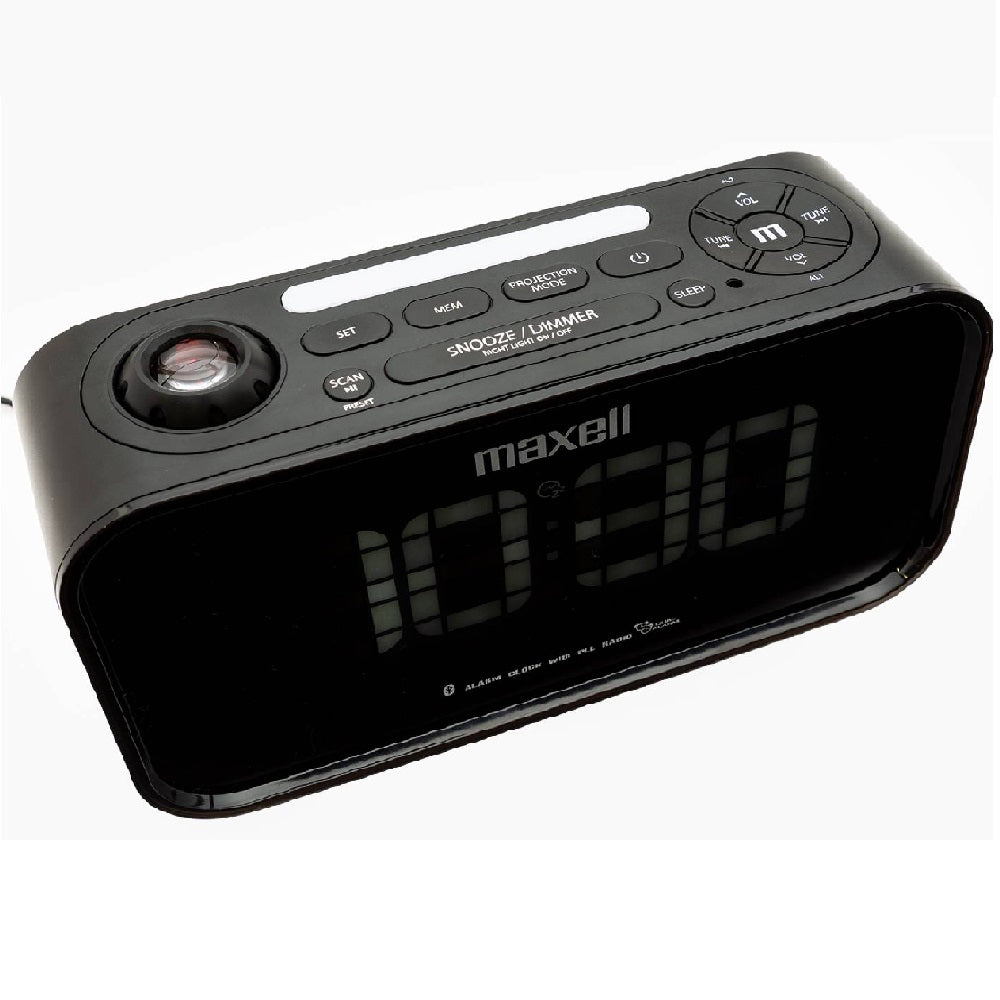 Reloj despertador con proyector de hora - RCPJ100A1 - MaxiTec