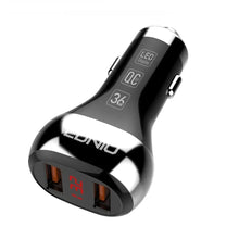 Cargar imagen en el visor de la galería, Cargador Carga Rápida Carro Ldnio C2 Led 36w pantalla LED
