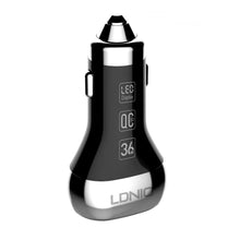 Cargar imagen en el visor de la galería, Cargador Carga Rápida Carro Ldnio C2 Led 36w pantalla LED