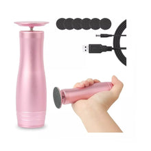 Cargar imagen en el visor de la galería, Drill Pulidor de Callos Inalámbrico 60 Limas de Repuesto Rosa