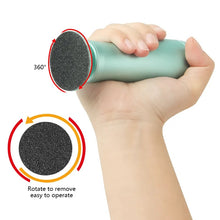 Cargar imagen en el visor de la galería, Drill Pulidor de Callos Inalámbrico 60 Limas de Repuesto Verde