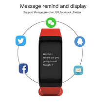 Cargar imagen en el visor de la galería, Pulso Inteligente SmartBand IP67 Vinotinto Pantalla a Color