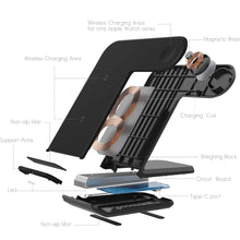 Cargar imagen en el visor de la galería, Base de Carga Magnetica 2 en 1 iPhone y Apple Watch