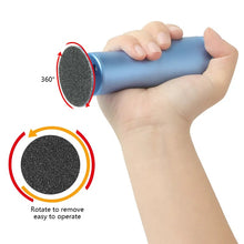 Cargar imagen en el visor de la galería, Drill Pulidor de Callos Inalámbrico 60 Limas de Repuesto Azul