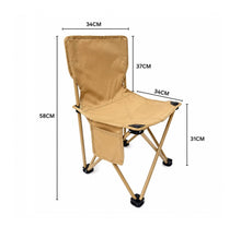 Cargar imagen en el visor de la galería, Mesa Plegable Camping + 4 Sillas Set 5 Piezas Portátil Aluminio EA777
