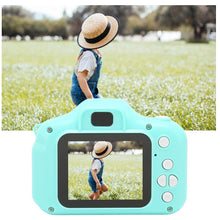 Cargar imagen en el visor de la galería, Mini Camara Digital Foto Niños Bateria Recargable Verde V-77
