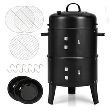 Cargar imagen en el visor de la galería, Barril Ahumador Asador 3 en 1 Medidor Temperatura, Altura 83 cm
