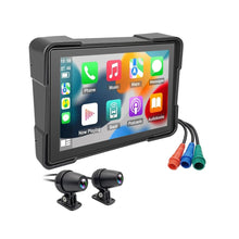 Cargar imagen en el visor de la galería, Pantalla Táctil Para Moto 5" Apple Android Carplay Doble Cámara M16C+DVR
