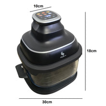 Cargar imagen en el visor de la galería, Freidora De Aire Digital Vidrio Schaffhausen 4.5 Litros Panel Multifuncional Blanca LQ-400BT
