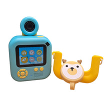 Cargar imagen en el visor de la galería, Cámara Digital Modo Selfie Impresora Niños ADM-02 Amarillo

