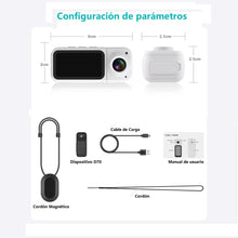 Cargar imagen en el visor de la galería, Mini Cámara Deportiva HD S70 Wifi Rotación 180° Portátil
