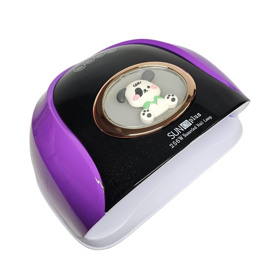 Lampara Secado De Uñas Uv Led Sun C9 Plus 256w Digital Morado