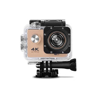 Cargar imagen en el visor de la galería, Camara Deportiva 4K Ultra HD Wifi Resistente Al Agua Oro R
