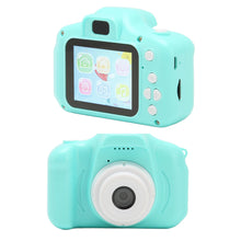 Cargar imagen en el visor de la galería, Mini Camara Digital Foto Niños Bateria Recargable Verde V-77

