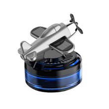 Cargar imagen en el visor de la galería, Ambientador De Coche Con Diseño De Avión Solar Gris BH19227
