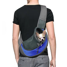 Cargar imagen en el visor de la galería, Bolso Transportador Portátil Mascotas Perro Gato Ajustable Azul

