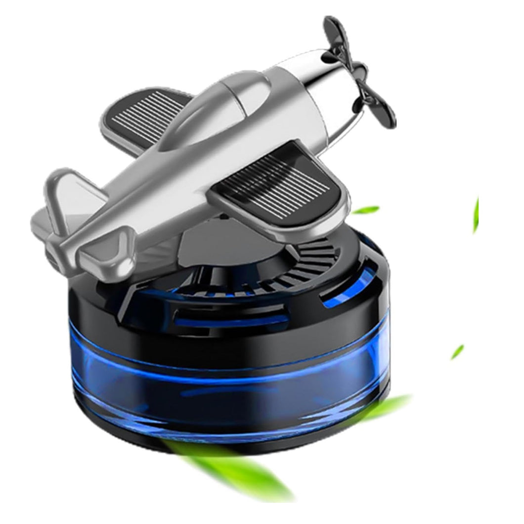 Ambientador De Coche Con Diseño De Avión Solar Gris BH19227