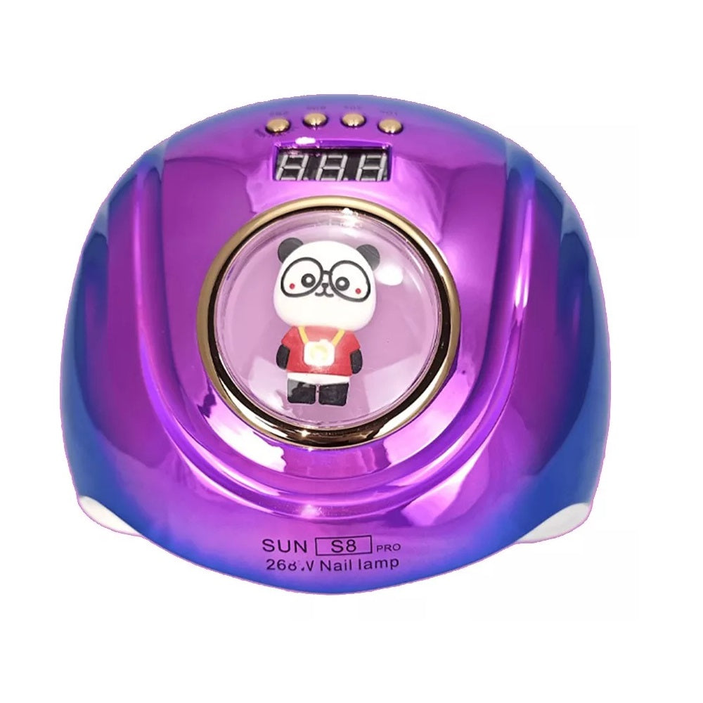 Lampara De Secado De Uñas Uv Led Sun S8 Pro 268W Fucsia