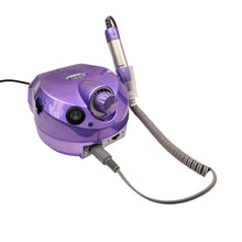 Cargar imagen en el visor de la galería, Drill Pulidor Uñas Tornasol DM-202 45.000 RPM Pedal Morado
