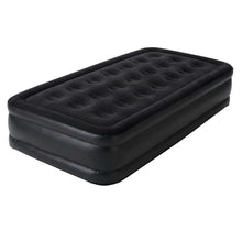 Cargar imagen en el visor de la galería, Colchón Inflable Sencillo Negro 198 x 100 x 40cm Inflador Eléctrico Inalambrico
