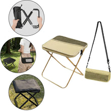 Cargar imagen en el visor de la galería, Silla Bolso Ultra Ligera Plegable Beige Resistente Camping SY-602
