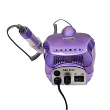 Cargar imagen en el visor de la galería, Drill Pulidor Uñas Tornasol DM-202 45.000 RPM Pedal Morado
