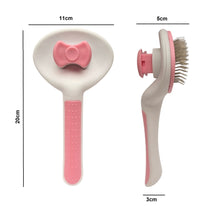 Cargar imagen en el visor de la galería, Cepillo Removedor De Pelo Mascotas Autolimpiable Rosado CM01
