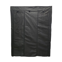 Cargar imagen en el visor de la galería, Closet Organizador Con Forro Zapatero Perchero Negro 88130
